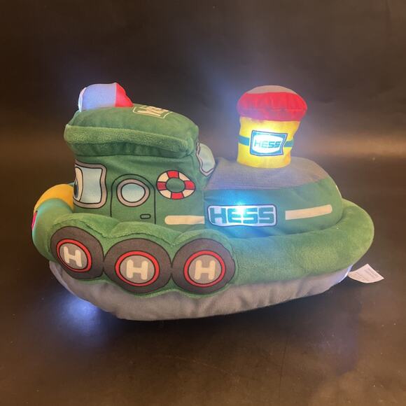 HESS | 2023 Plush Tugboat Toy With Lights and Sounds | Tested & Works | EUC - Picture 4 of 10